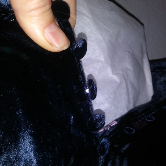 NWT- Free People velvet mini-6 - Picture 7 of 7